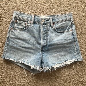 Aritzia Denim Forum The Yoko Hi-Rise Micro Short